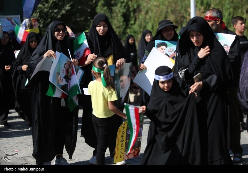 عهد همدلی اصفهانیها با غزه در روز وفات پیامبراکرم+فیلم