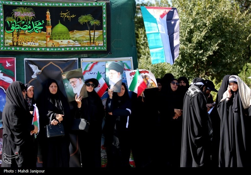 عهد همدلی اصفهانیها با غزه در روز وفات پیامبراکرم+فیلم