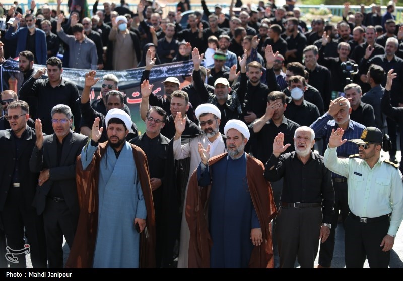 عهد همدلی اصفهانیها با غزه در روز وفات پیامبراکرم+فیلم