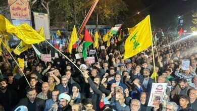 فریادهای بغضآلود گلستانیها در پی شهادت سیدمقاومت + فیلم