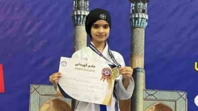 قهرمانی نونهال کاراتهکار بوشهری در رقابتهای کشوری