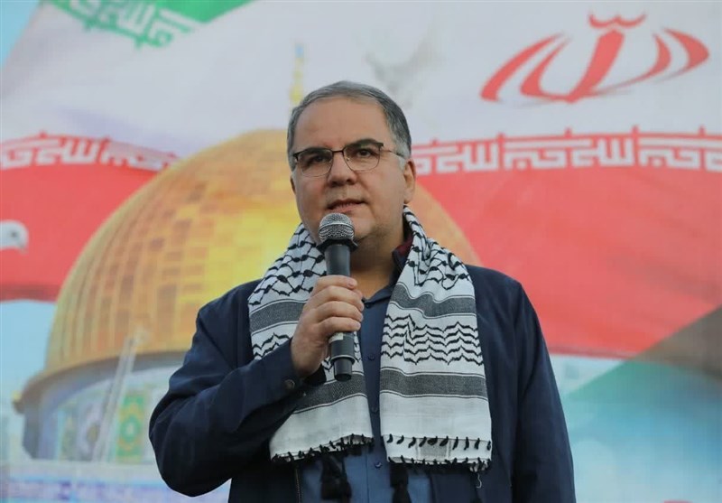 مراسم بزرگداشت سیدحسن نصرالله در زنجان + فیلم