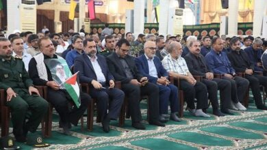 مراسم بزرگداشت شهید سیدحسن نصرالله در بوشهر+تصاویر