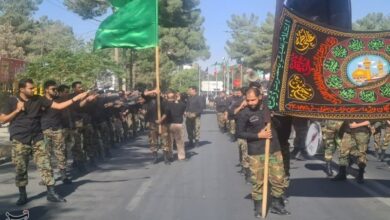 مراسم عزاداری هیئتهای نیروهای مسلح برگزار شد