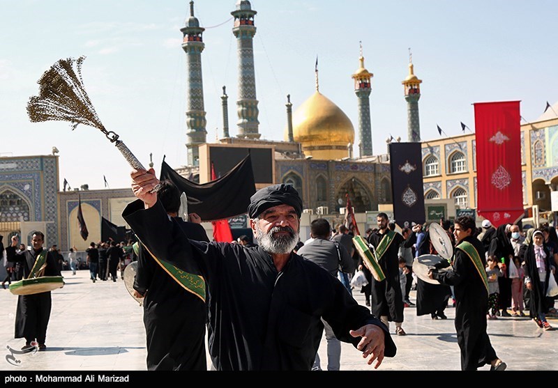 مراسمهای شهادت امام حسن عسکری(ع) در حرم حضرت معصومه(س)