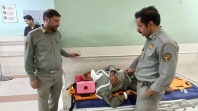 مهار آتش در جنگلهای سفیدکوه خرمآباد/ یک محیطبان مصدوم شد