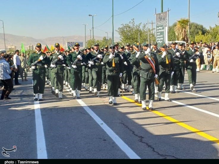 استان لرستان , رژه , هفته دفاع مقدس ,