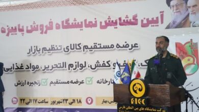 نمایشگاه اقتصاد مقاومتی باعث حمایت از تولیدکنندگان میشود