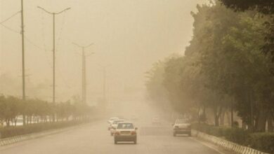 هوای چهارمحال و بختیاری برای گروههای حساس ناسالم است