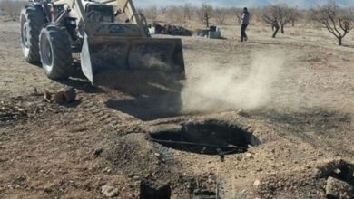 چاههای غیرمجاز تهدید جدی برای منابع آبی کاشان است