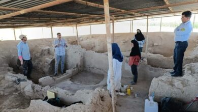 کشف نقاشیهای 1700 ساله در فیروزآباد