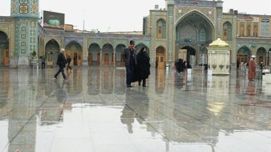 گردوغبار استان قم را در بر میگیرد