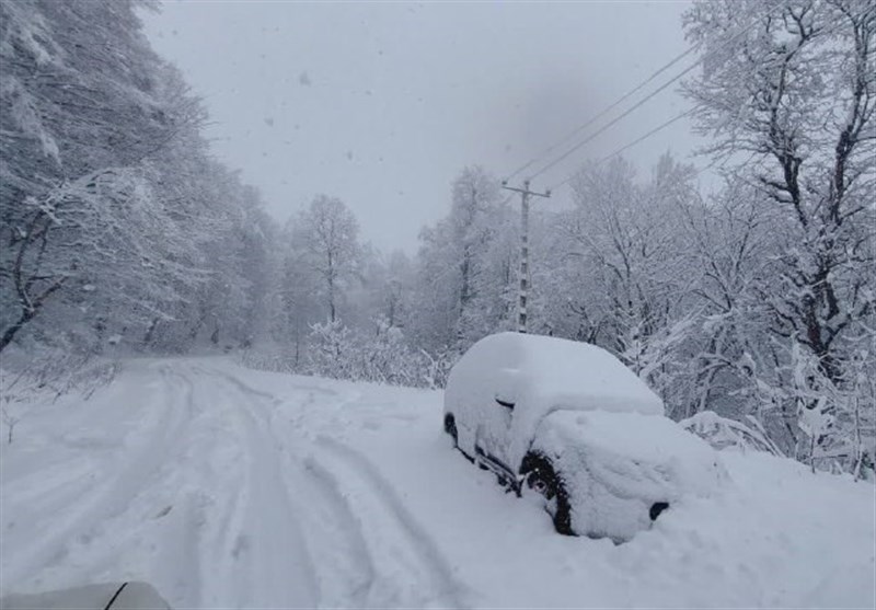 انسداد راههای روستایی کوهستانی مازندران