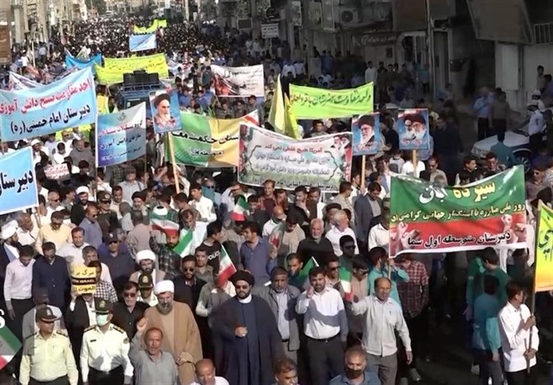 برگزاری راهپیمایی 13 آبان در 100 شهر و روستای بوشهر