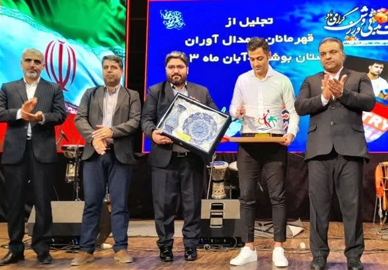 تجلیل از 127 ورزشکار مدالآور استان بوشهر