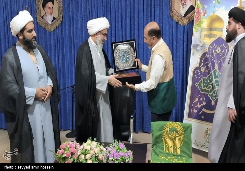 تجلیل از موکبهای رضوی استان بوشهر+تصویر