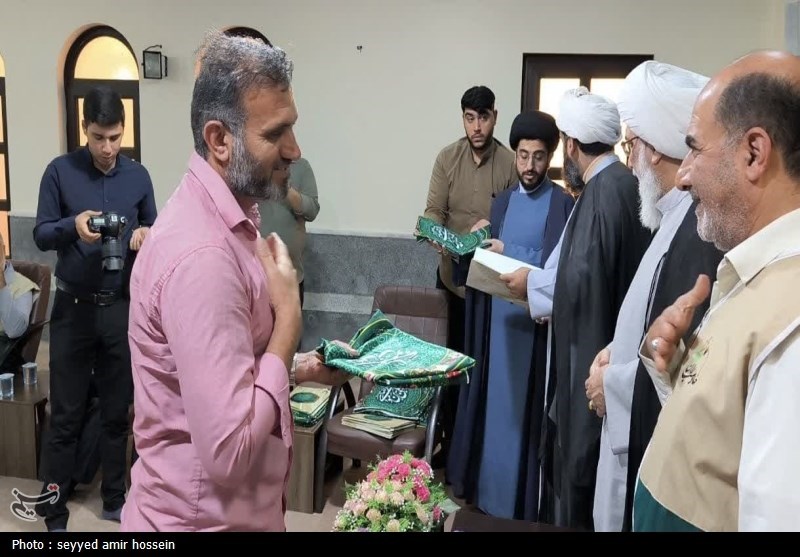 تجلیل از موکبهای رضوی استان بوشهر+تصویر