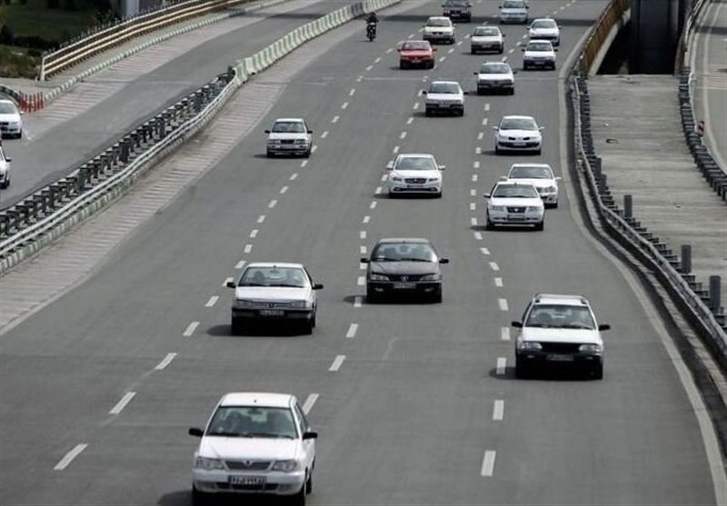 تردد روان در جادههای لغزنده مازندران