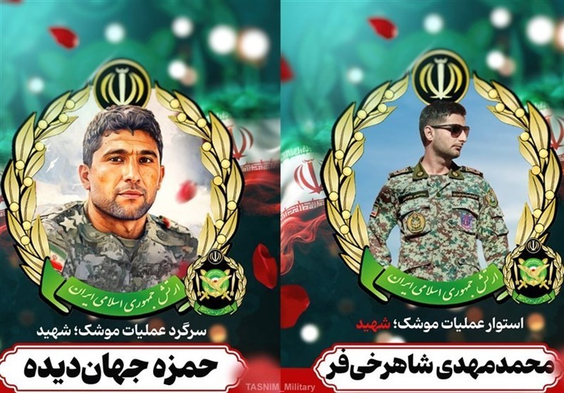 تصاویر تسنیم از تشییع شهدای پدافند ارتش در خوزستان