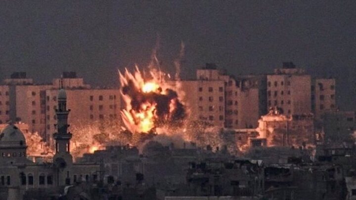 جنایات رژیم صهیونیستی در شمال غزه و تخریب ساختمانهای مسکونی