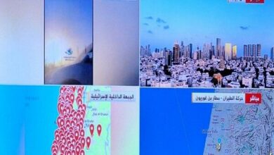 حمله موشکی حزب الله به تلآویو/ فرودگاه بن گورین تعطیل شد+فیلم