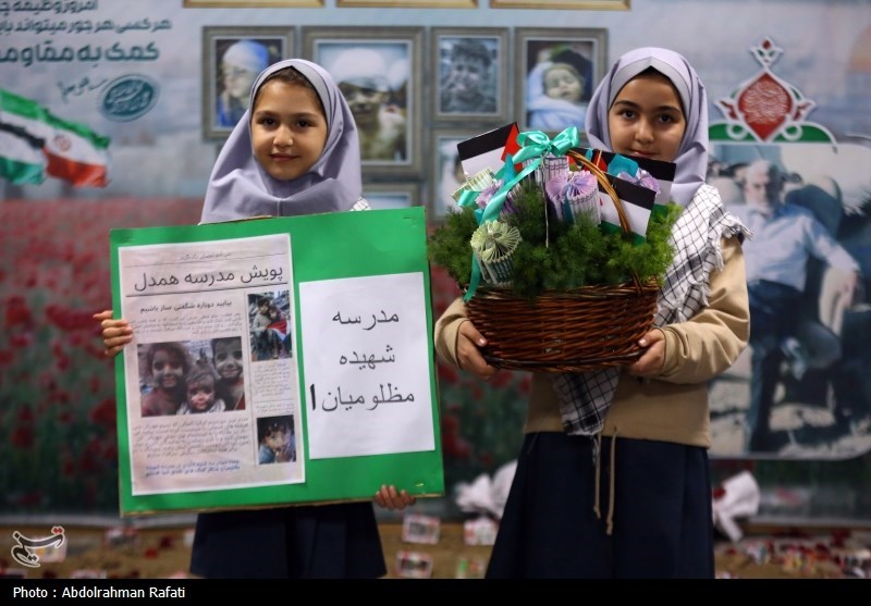 سنگتمام مردم همدان در کمک به جبهه مقاومت + تصاویر