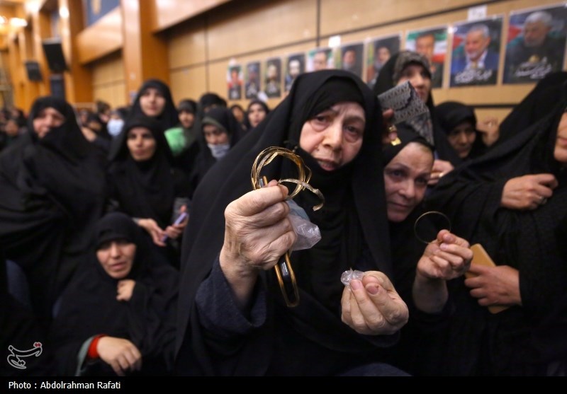 سنگتمام مردم همدان در کمک به جبهه مقاومت + تصاویر