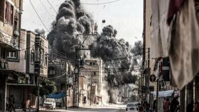 صهیونیستها مناطق مسکونی غزه را با خاک یکسان کردند