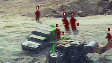 لحظه اصابت موشکهای حزبالله به تجمع نظامیان صهیونیست+ فیلم