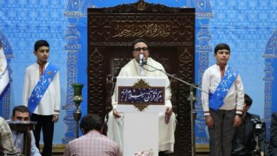 محفل قرآنی شهدای مقاومت با قرائت حمید شاکرنژاد + تصاویر