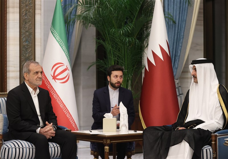 مسعود پزشکیان | پزشکیان , دولت چهاردهم , رژیم صهیونیستی (اسرائیل) , کشور قطر ,