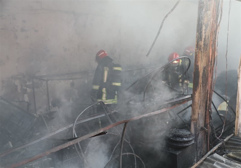 آتشسوزی گسترده گلخانهای در بابل