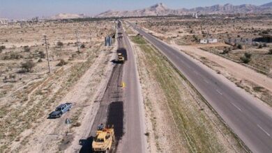 ایمنسازی محور جادهای سیراف به جم در جنوب بوشهر