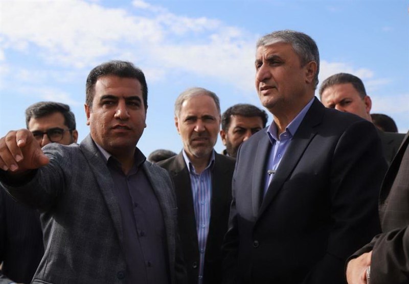 بازدید رئیس سازمان انرژی اتمی از سایت هستهای استان فارس