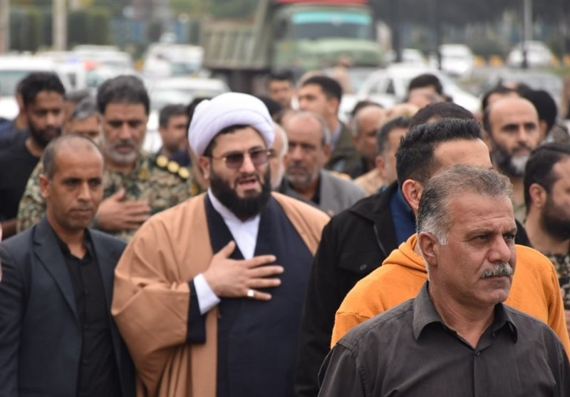 بازگشت پیکر تازهداماد شهید به آغوش خانواده + تصاویر