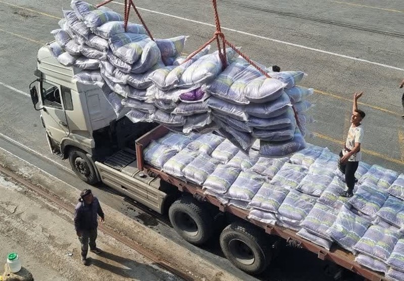 بهکارگیری 1300 کامیون در انتقال برنج وارداتی از بوشهر