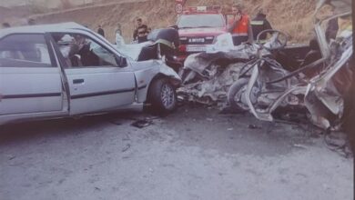 تصادف مرگبار در جاده شوشتر/ یک فوتی و 7 مصدوم