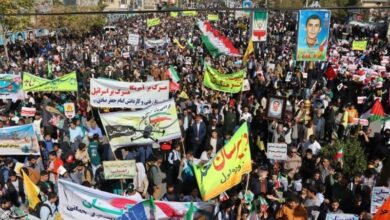 حماسه حضور یاسوجیها در راهپیمایی 13 آبان + تصاویر