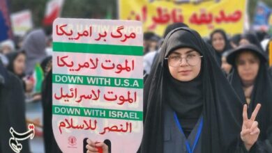 خروش دانشآموزان کاشانی در یومالله 13 آبان+فیلم