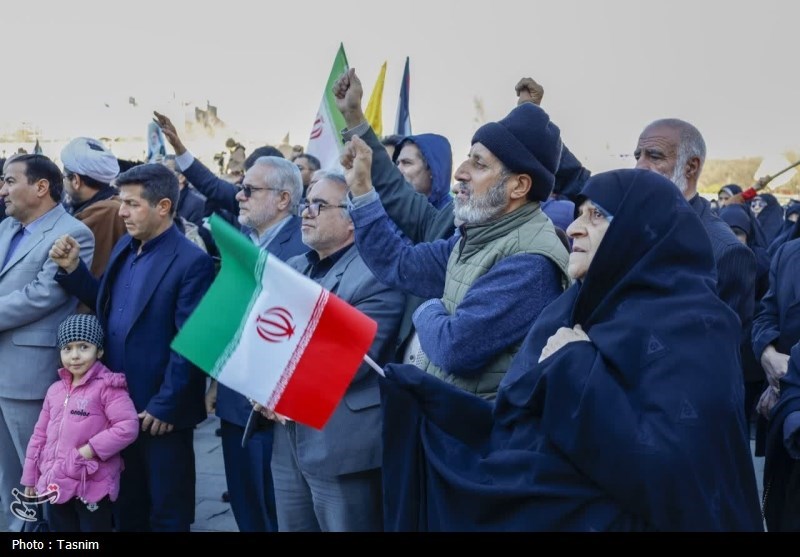 خشم تبریزیها علیه صهیونیسم کودککش + تصاویر