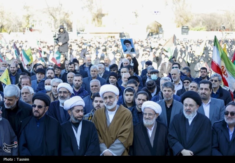 خشم تبریزیها علیه صهیونیسم کودککش + تصاویر