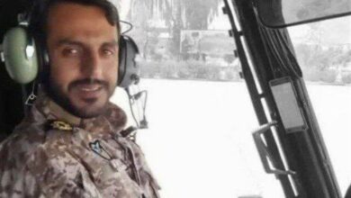 خلبان سانحه هلیکوپتر در زریندشت فارس به شهادت رسید