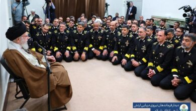 دیدار فرماندهان نیروی دریایی ارتش با امام خامنهای