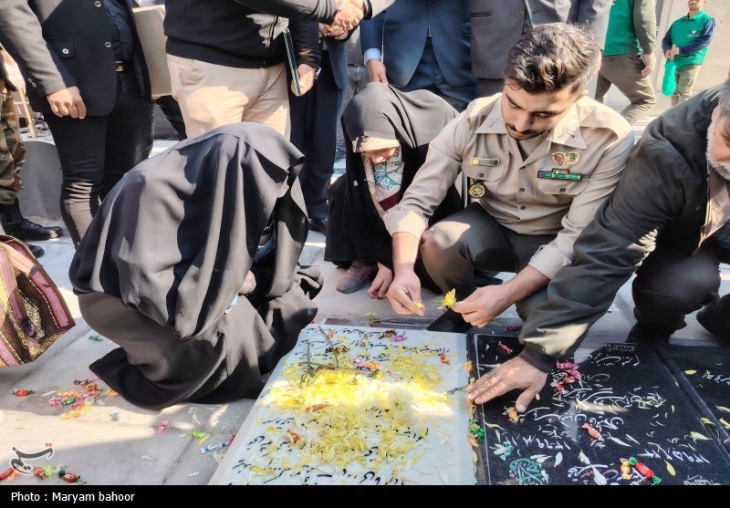 سنگ یادبود شهید جاویدالاثر "طهماسبی" رونمایی شد