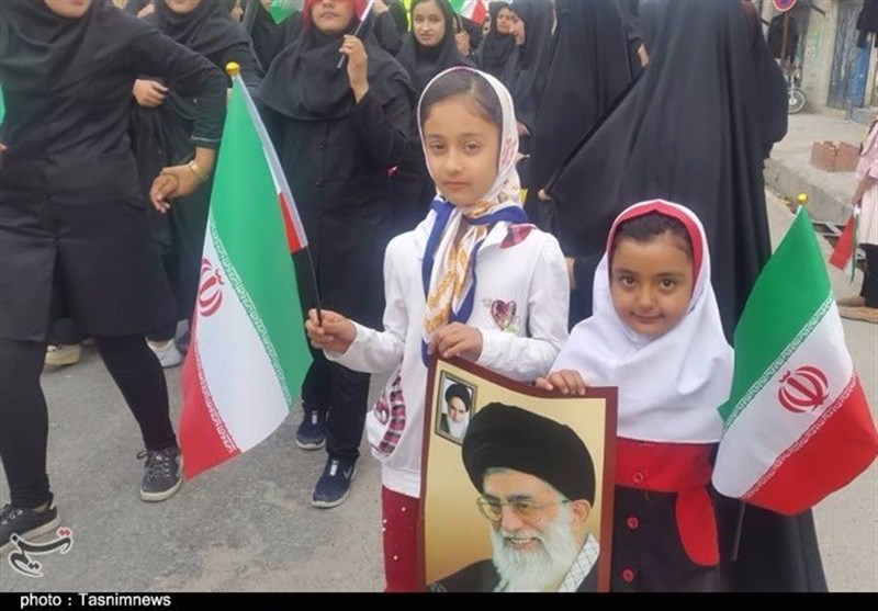 طنین فریاد "مرگ بر اسرائیل" در سراسر کهگیلویه و بویراحمد