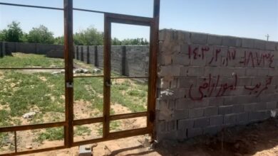 قلع و قمع 20 هکتار تغییر کاربری اراضی کشاورزی کاشان