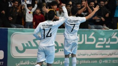 لیگ برتر فوتسال/ پیروزی و ادامه صدرنشینی گیتیپسند