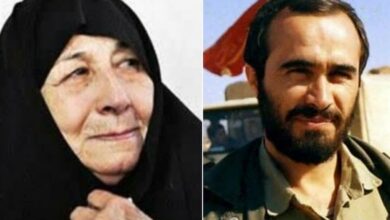 مراسم چهلمین روز درگذشت مادر شهید خرازی+فیلم