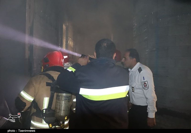 مهار آتشسوزی در بیمارستان «افضلیپور» کرمان