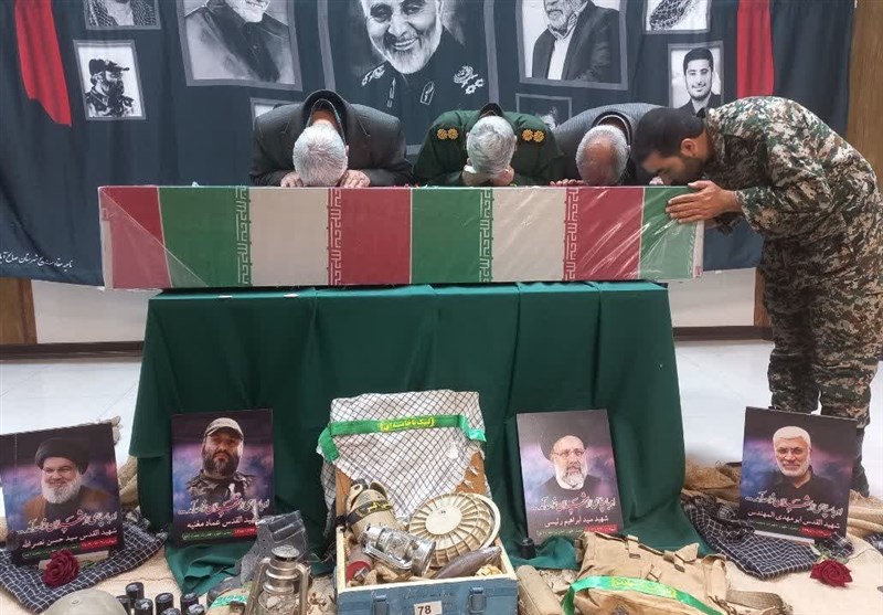 وداع باشکوه بادرودیها با آلالههای گمنام+فیلم